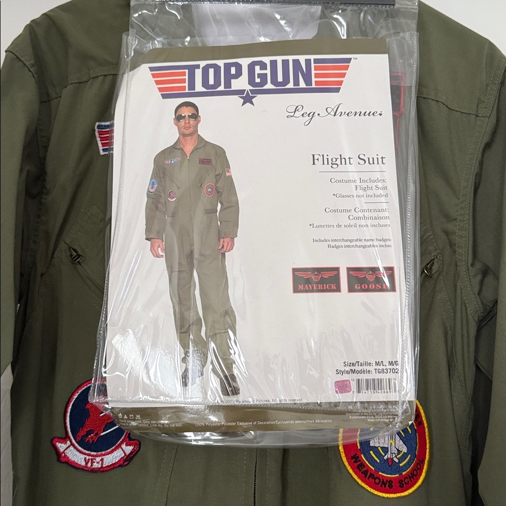 Leg Avenue Military Green Flight Suit Costume